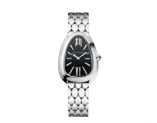 Bvlgari 2024 Black Serpenti Seduttori 103451 Quartz Stainless Steel Women's Watch 35 mm