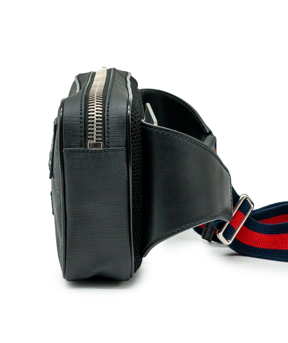 Gucci Soft GG Supreme Sherry line Waist bag Body bag PVC Leather Black Multicolor