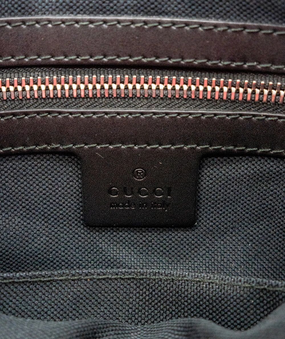 Gucci Soft GG Supreme Sherry line Waist bag Body bag PVC Leather Black Multicolor