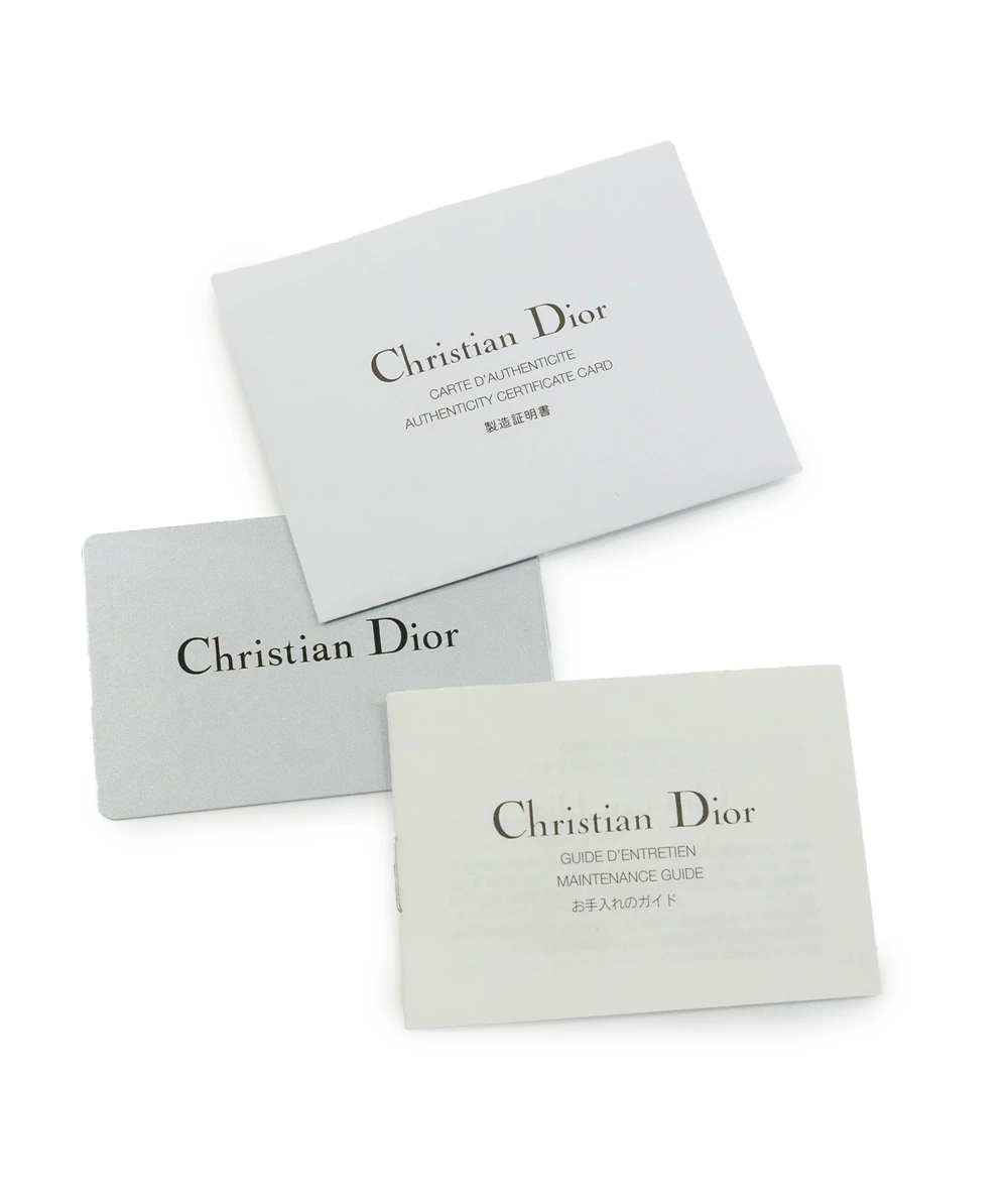 Dior Tri Color (Pink, Yellow, Black) Calfskin Leather Medium Diorissimo Pocket Tote Bag