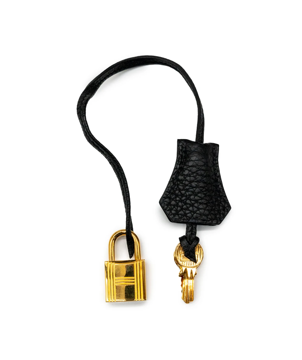 Hermes Birkin (Stamp X) Size 35 Togo Leather handbag in Black with Gold Hardware Brand New