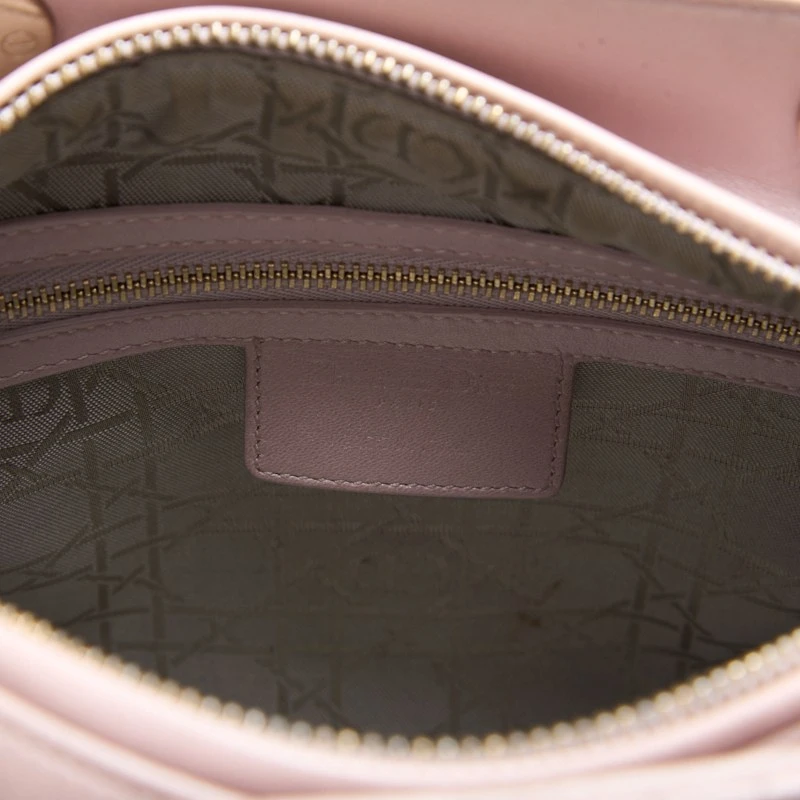 Christian Dior Lady Dior  Medium Pink  Cannage Lambskin