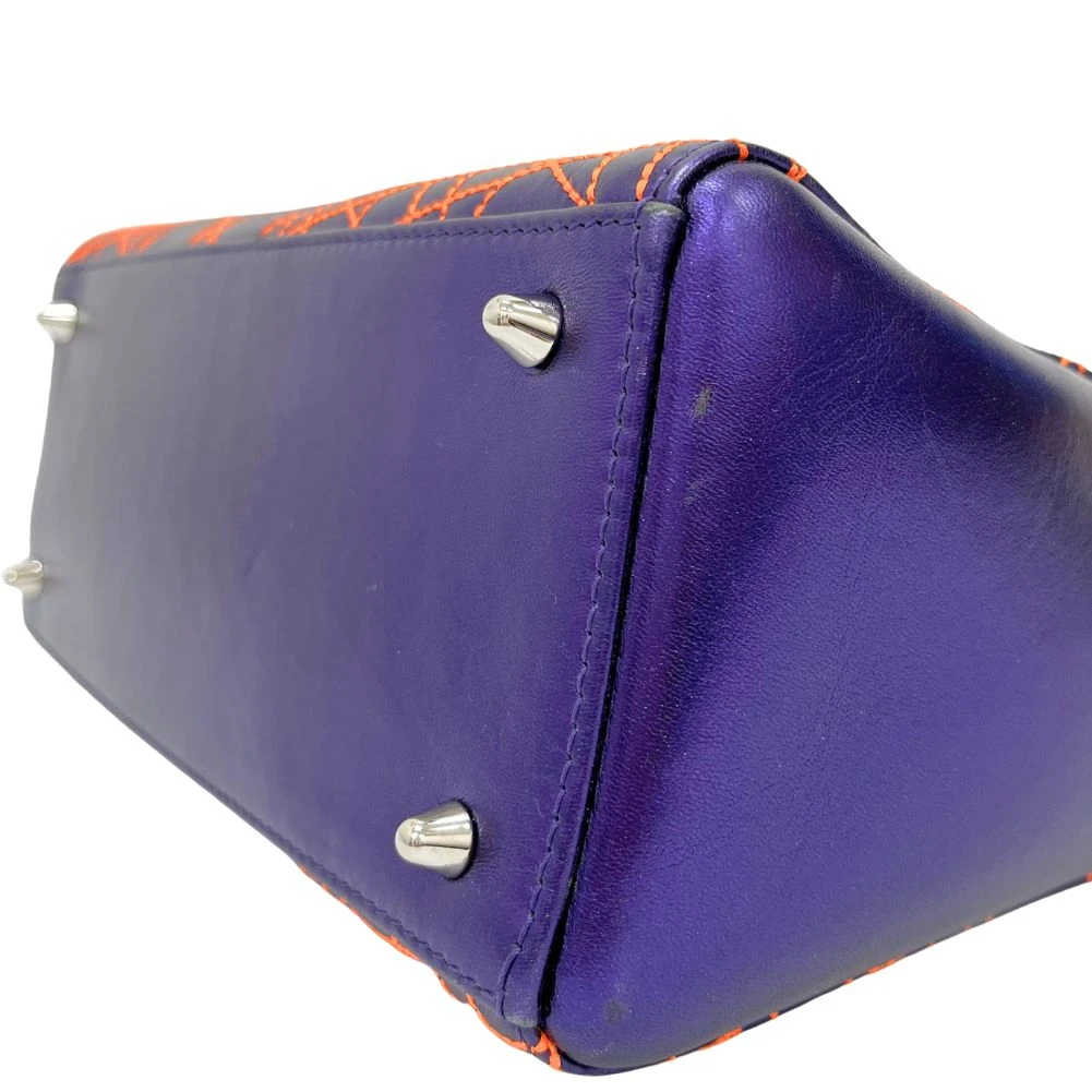 Christian Dior Lady Dior  Anselm Lime Cannage Leather