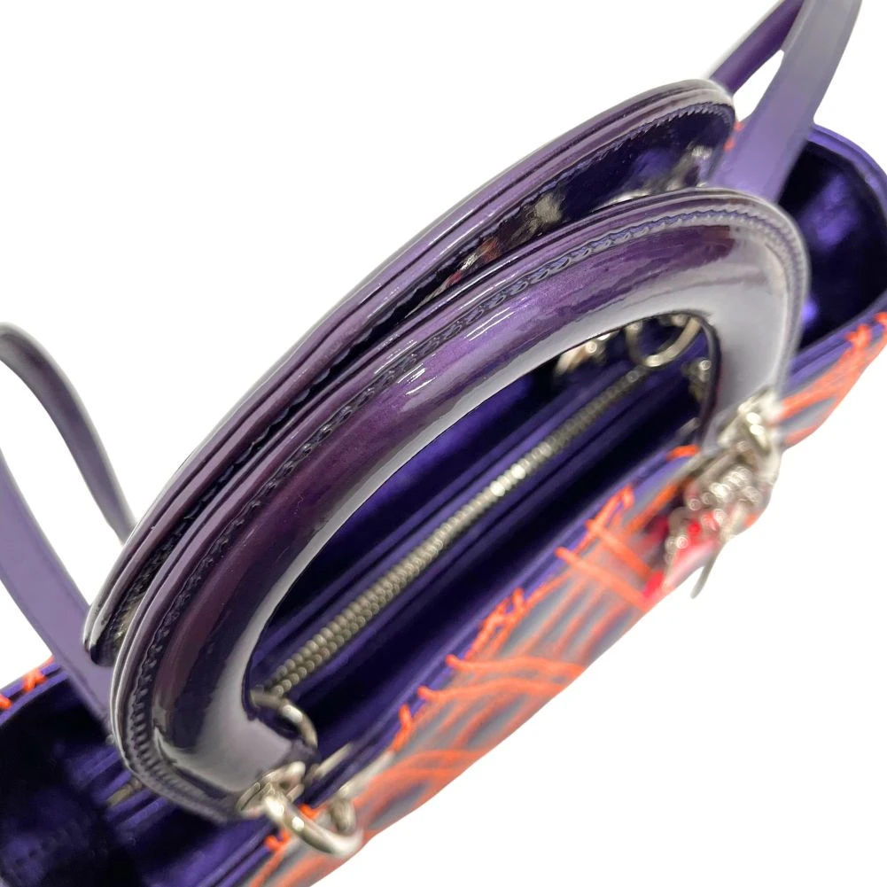 Christian Dior Lady Dior  Anselm Lime Cannage Leather