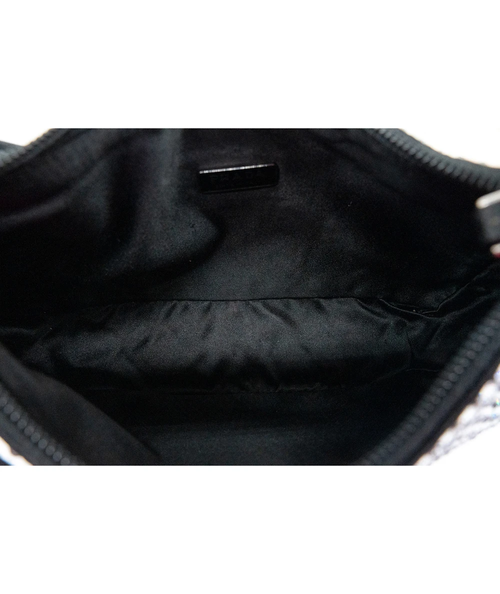 Prada Re-Edition 2000 Crystal Embellished Shoulder Bag
