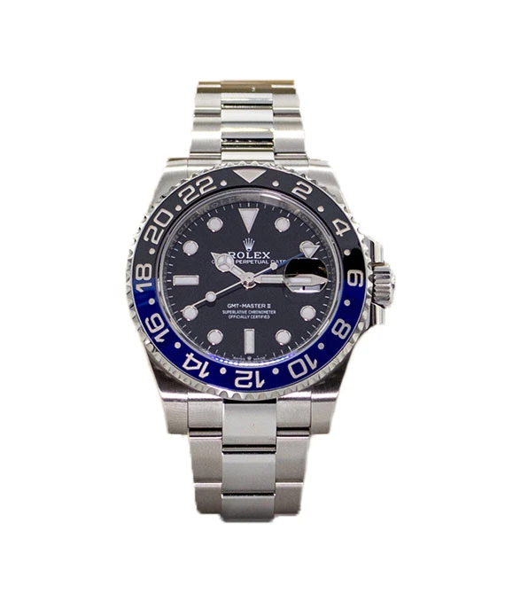 Rolex GMT master II Batman ref no 126710BLNR  stainless steel oyster bracelet Men’s wristwatch 40mm