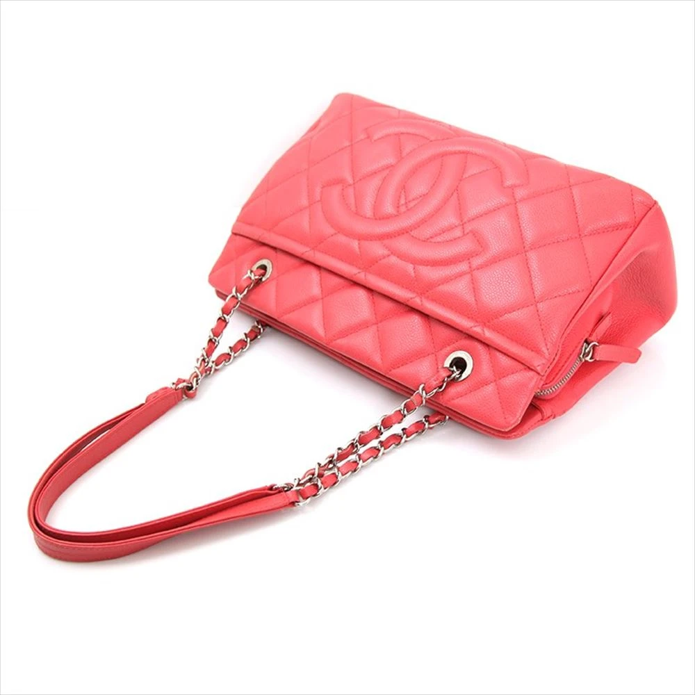 Chanel Matelesse Medium Caviar Leather Pink Color Chain Shoulder Bag