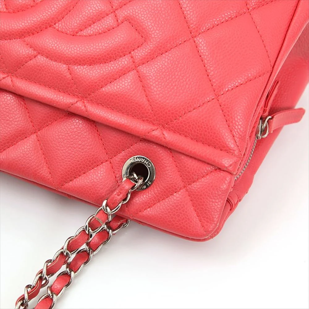 Chanel Matelesse Medium Caviar Leather Pink Color Chain Shoulder Bag