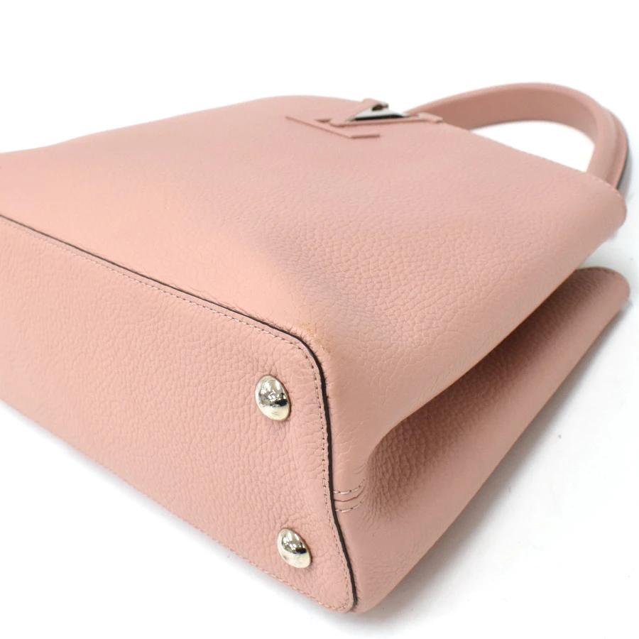 Louis Vuitton Magnolia Taurillon Leather Capucines MM