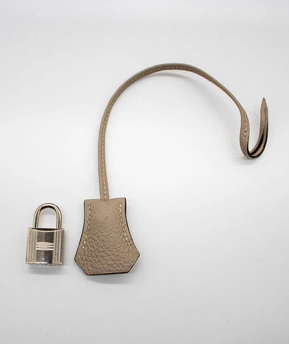 Hermes Gris Tourterelle Grey Togo leather Birkin 35 Handbag With Palladium Hardware