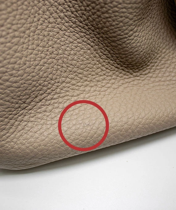 Hermes Gris Tourterelle Grey Togo leather Birkin 35 Handbag With Palladium Hardware