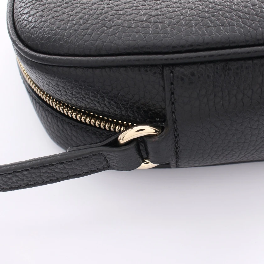 Gucci Black Leather Soho Disco Shoulder Bag
