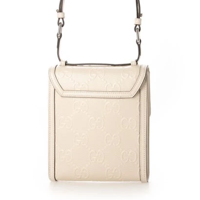 Gucci GG Embossed Leather Crossbody Bag