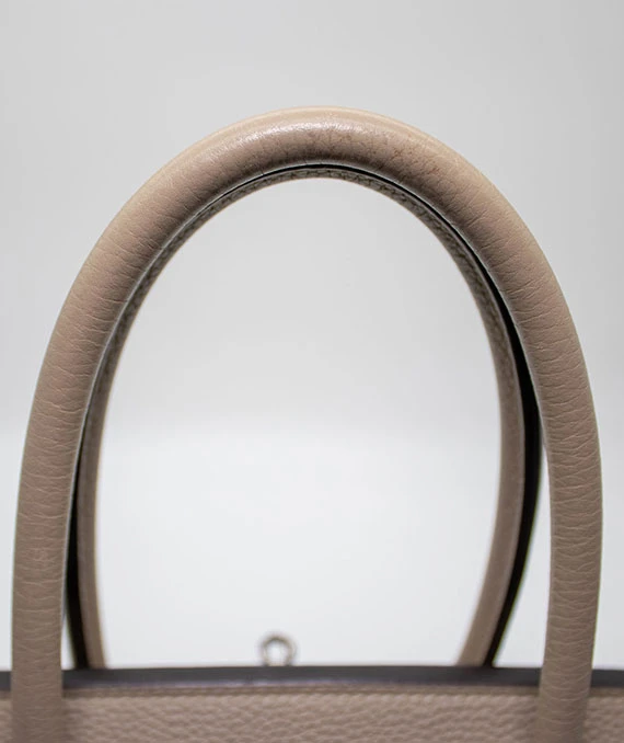 Hermes Gris Tourterelle Grey Togo leather Birkin 35 Handbag With Palladium Hardware