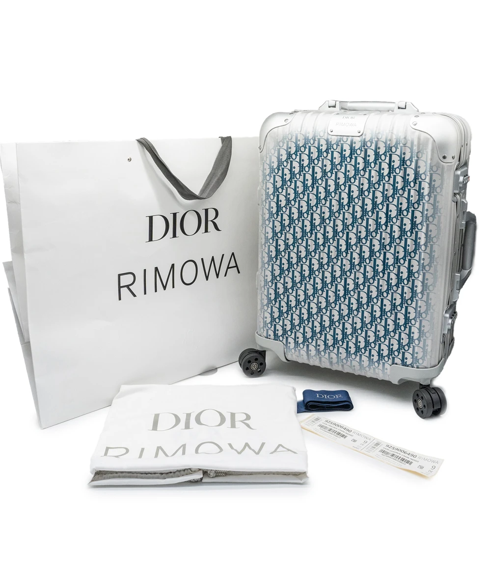 Dior x Rimowa 35L Carry-on Luggage Aluminum Gradient Cabin Luggage 550 x 400 x 230 mm