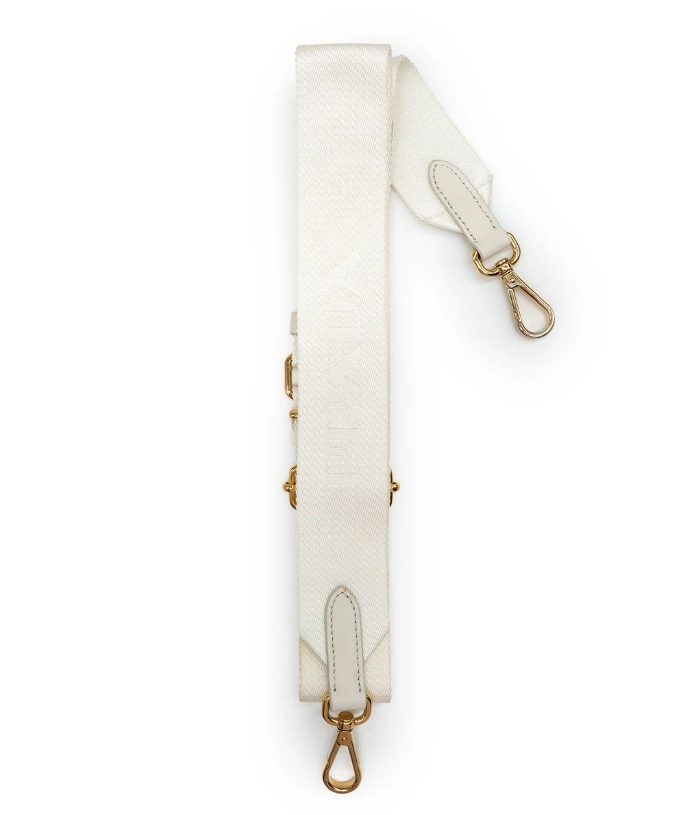 Prada White Re-Edition 2005 Crochet Bag