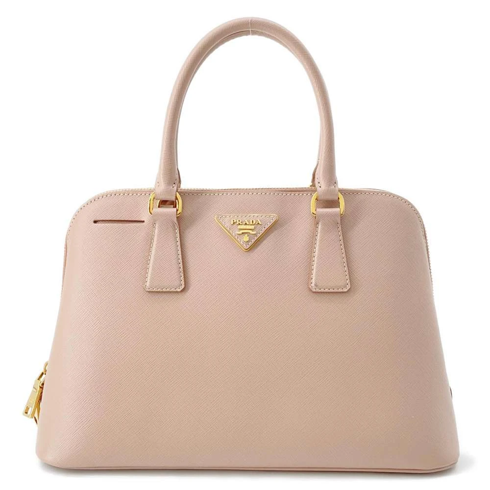 Prada Pink Saffiano Leather Tote Bag
