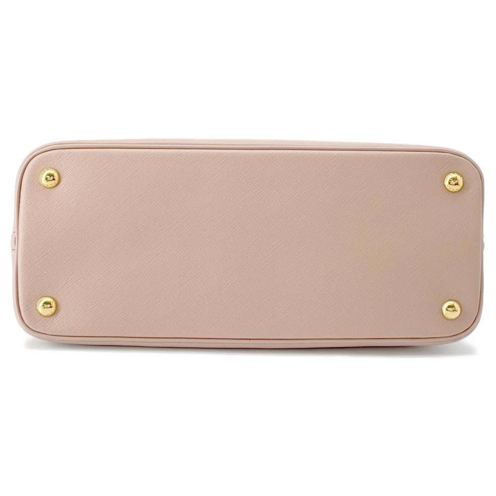 Prada Pink Saffiano Leather Tote Bag