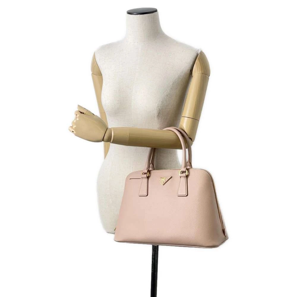 Prada Pink Saffiano Leather Tote Bag