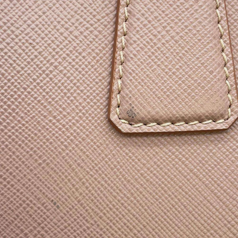Prada Pink Saffiano Leather Tote Bag