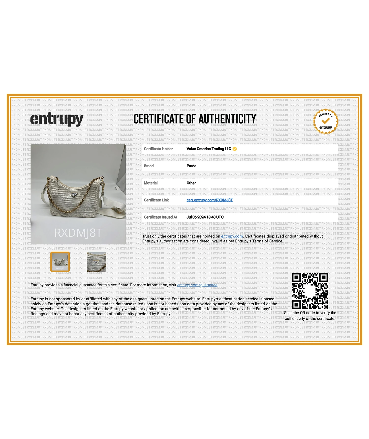 Prada White Re-Edition 2005 Crochet Bag